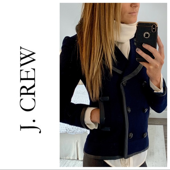 J. Crew Factory Tipped Peacoat - Picture 3 of 3